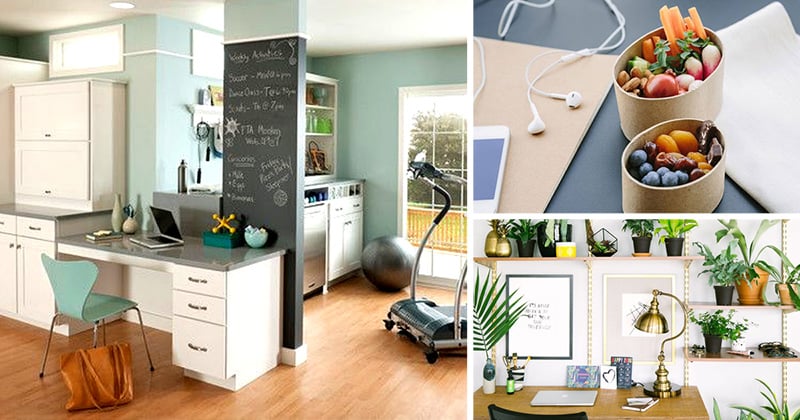 Healthy Work-From-Home Office Inspiration Ideas