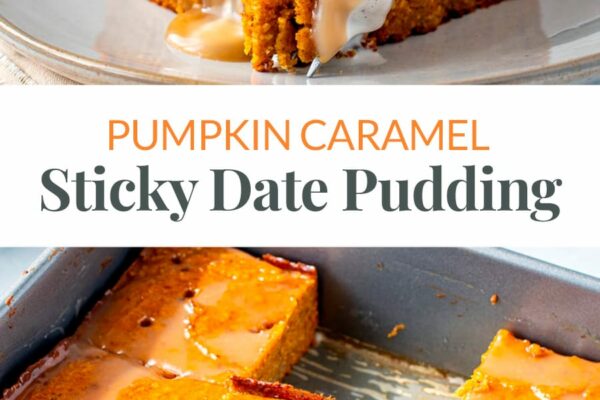 Pumpkin Sticky Date Pudding Recipe (Gluten-Free, Dairy-Free)