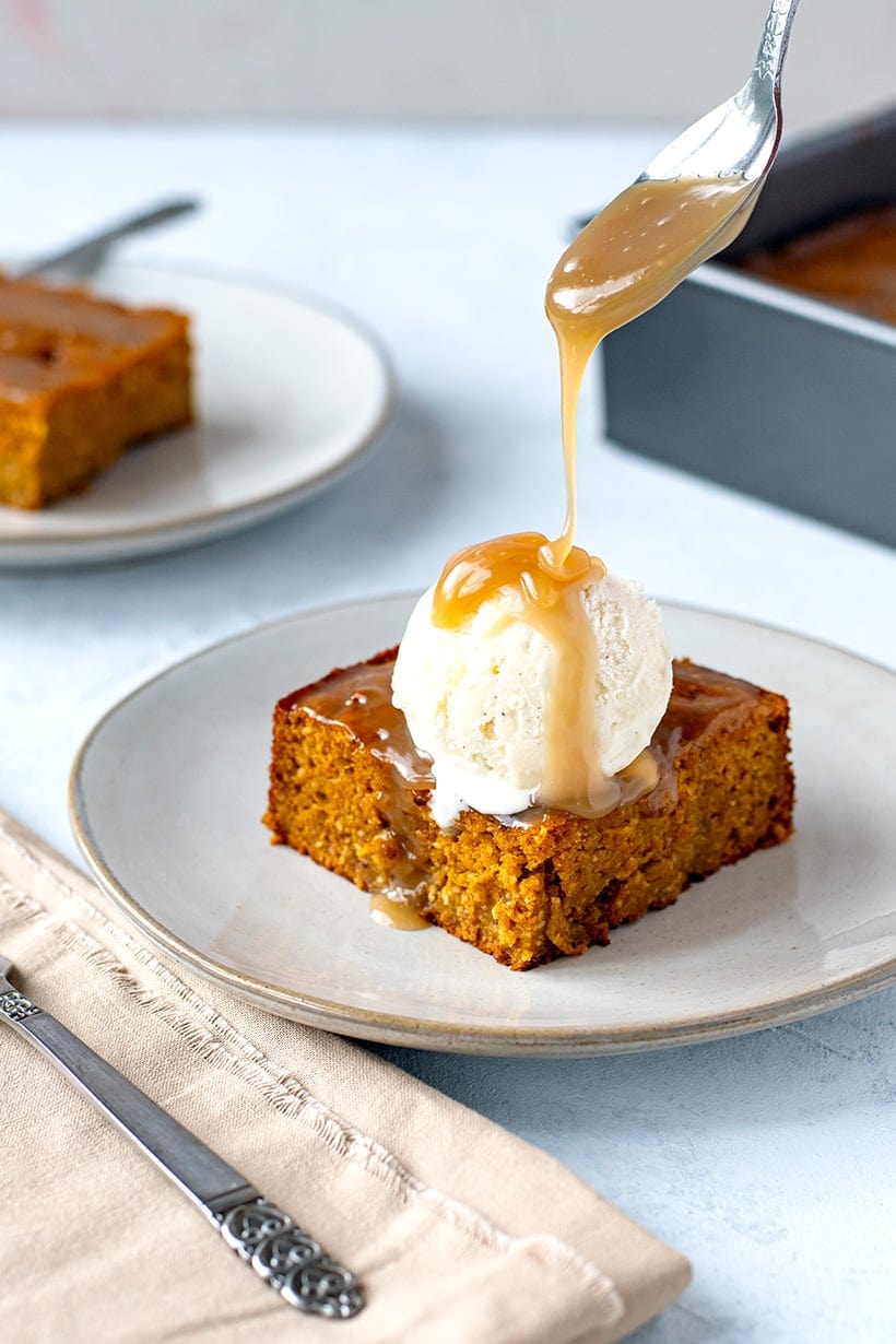 Gluten-Free Sticky Date Pudding Slice