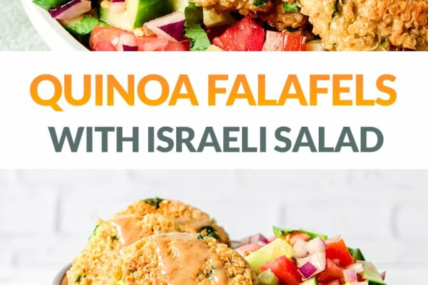 Quinoa Falafels With Israeli Salad Recipe