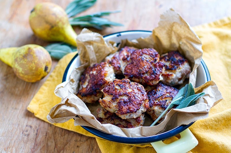 Chicken sausage patties