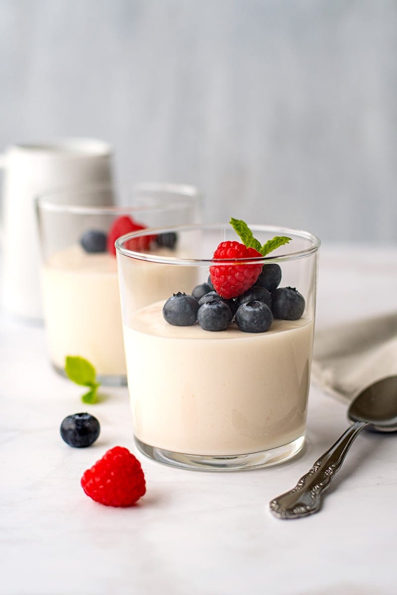 Coconut Yogurt Panna Cotta (Dairy-Free, Low-Carb)