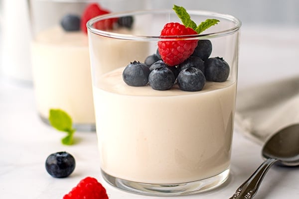 Coconut Yoghurt Panna Cotta (Dairy-Free, Paleo)
