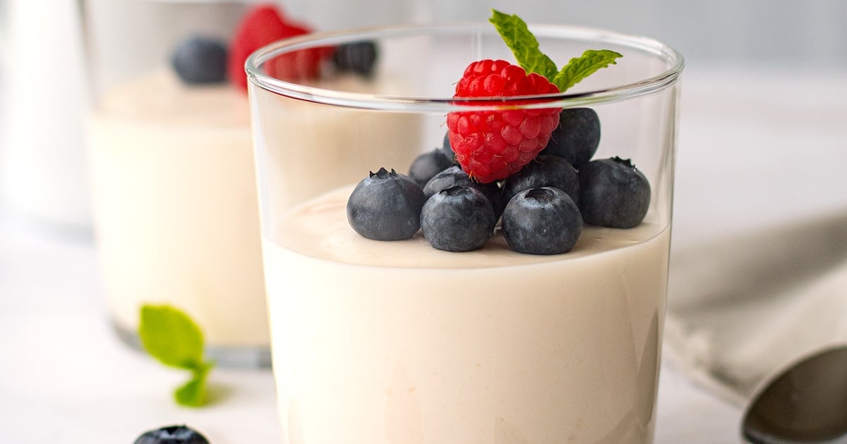 Coconut Yoghurt Panna Cotta (Dairy-Free, Low-Carb)