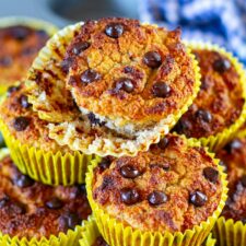 Banana Chocolate Chip Muffins (Paleo, Gluten-Free Recipe)