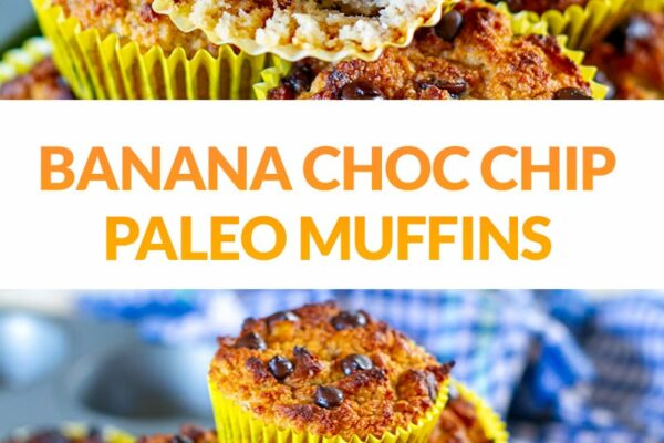 Paleo Banana Choc Chip Muffins (With VIDEO)