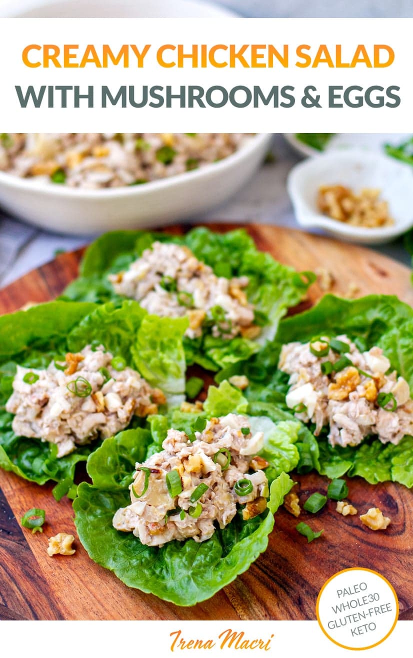 Creamy Chicken Salad With Lettuce Wraps