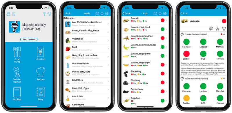 Low FODMAP app by Monash University