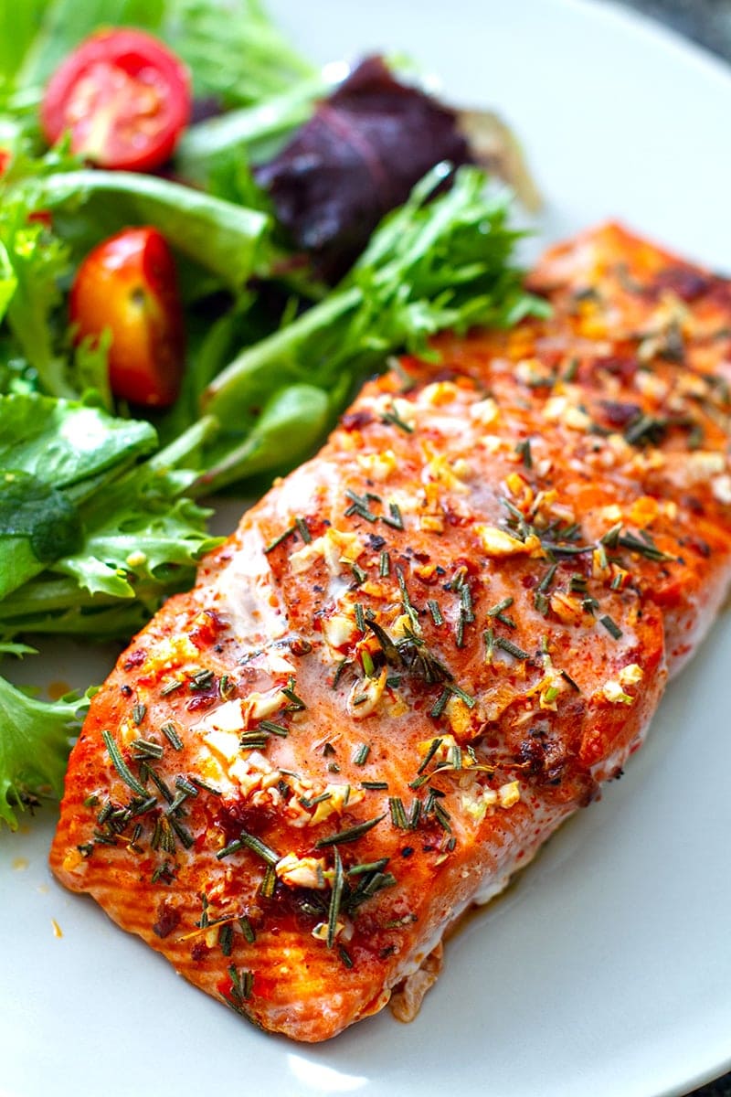 Mediterranean Baked Salmon Fillets In 30 Minutes - MindtoHealth