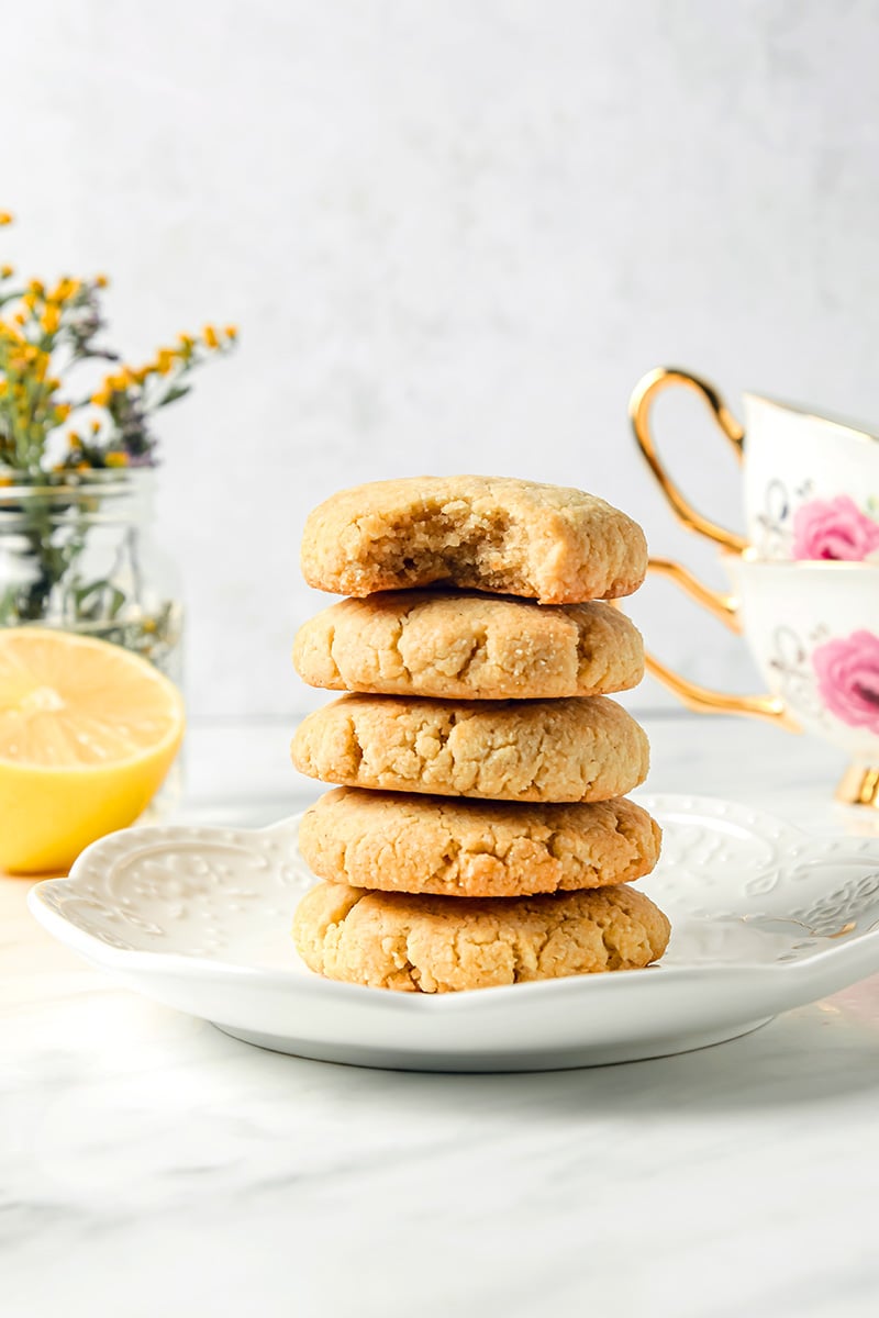 Healthy Lemon Cookies Keto & Grain-Free