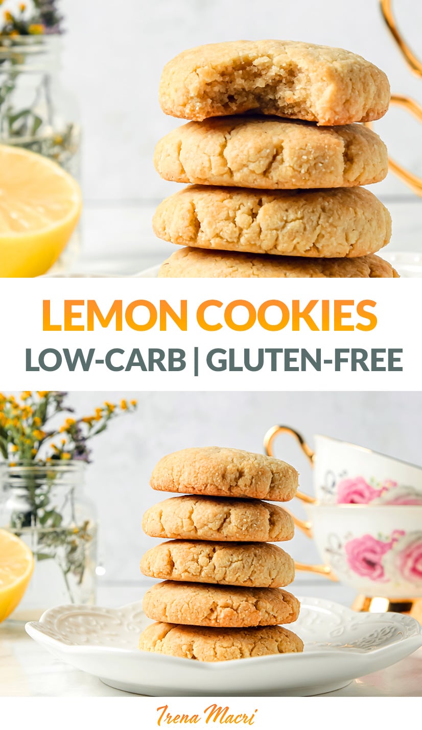 Lemon Shortbread Cookies (Low-Carb, Gluten-Free, Keto)