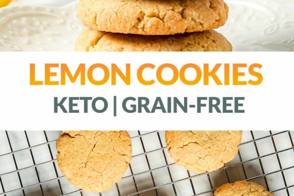 Lemon Cookies (Keto, Grain-Free, Gluten-Free)