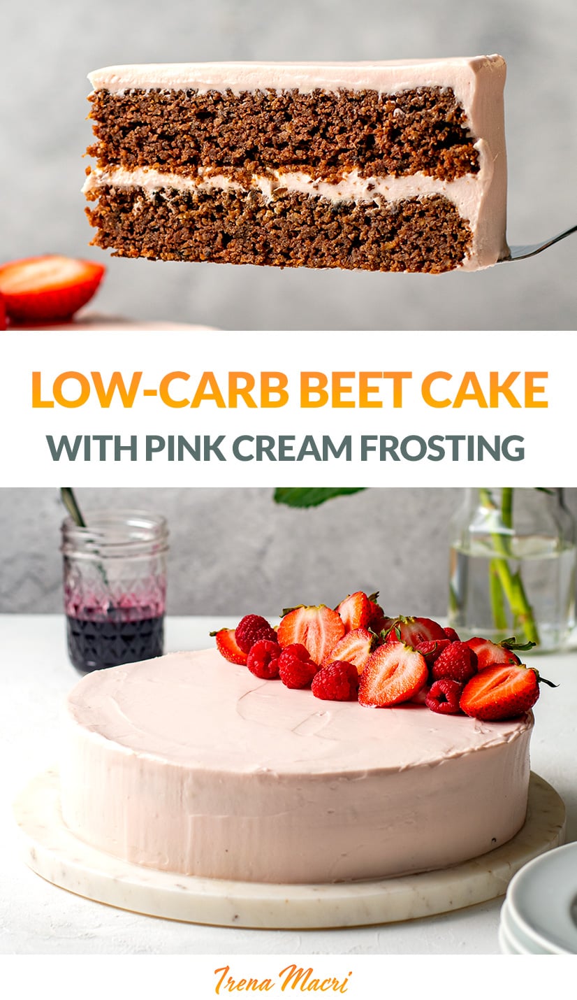 Low-Carb Red Velvet Cake With Beets (Gluten-Free, No Added Colors)