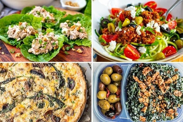 Low-Carb Meal Plan Ideas Week 1