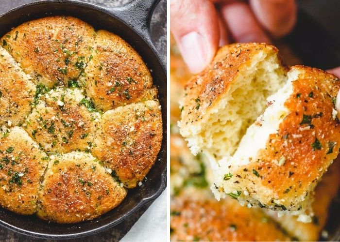 Garlic Butter Keto Bread Recipe