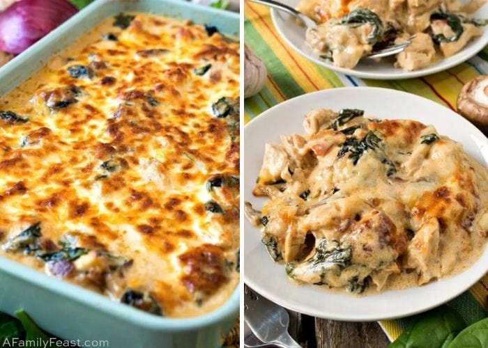 Keto Chicken Cheese Bake Recipe