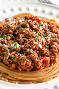 Low FODMAP Beef Bolognese