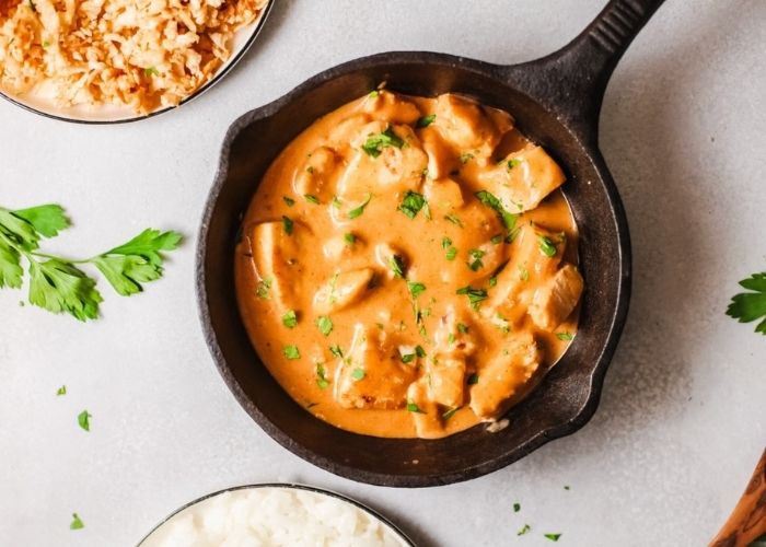 Low fodmap butter chicken