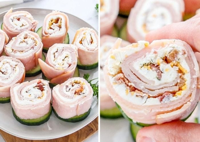 Turkey Bacon Ranch Pinwheels