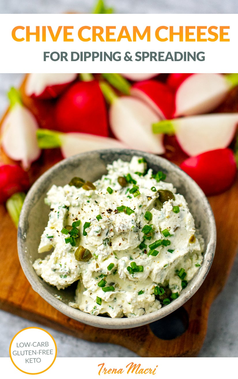 Whipped Cream Cheese With Chives & Capers