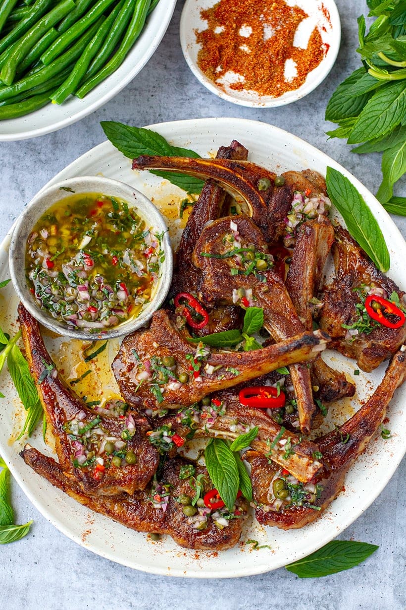 Seasoned Lamb Chops Recipe