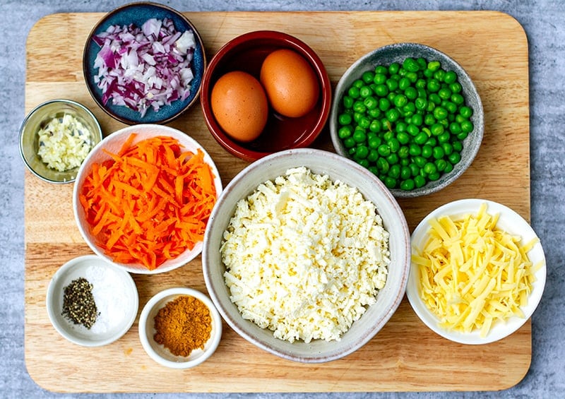 Paneer Fritters Ingredients