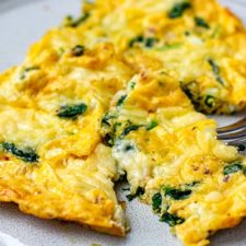Jarlsberg cheese and spinach omelette recipe