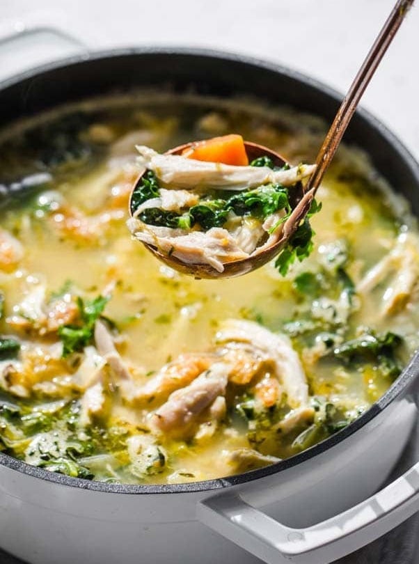 Keto chicken soup