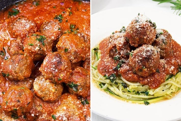 Slow cooker keto meatballs