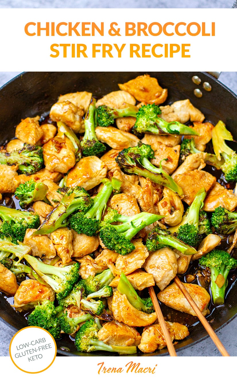 Chicken & Broccoli Stir-Fry (Low-Carb, Keto, Gluten-Free)