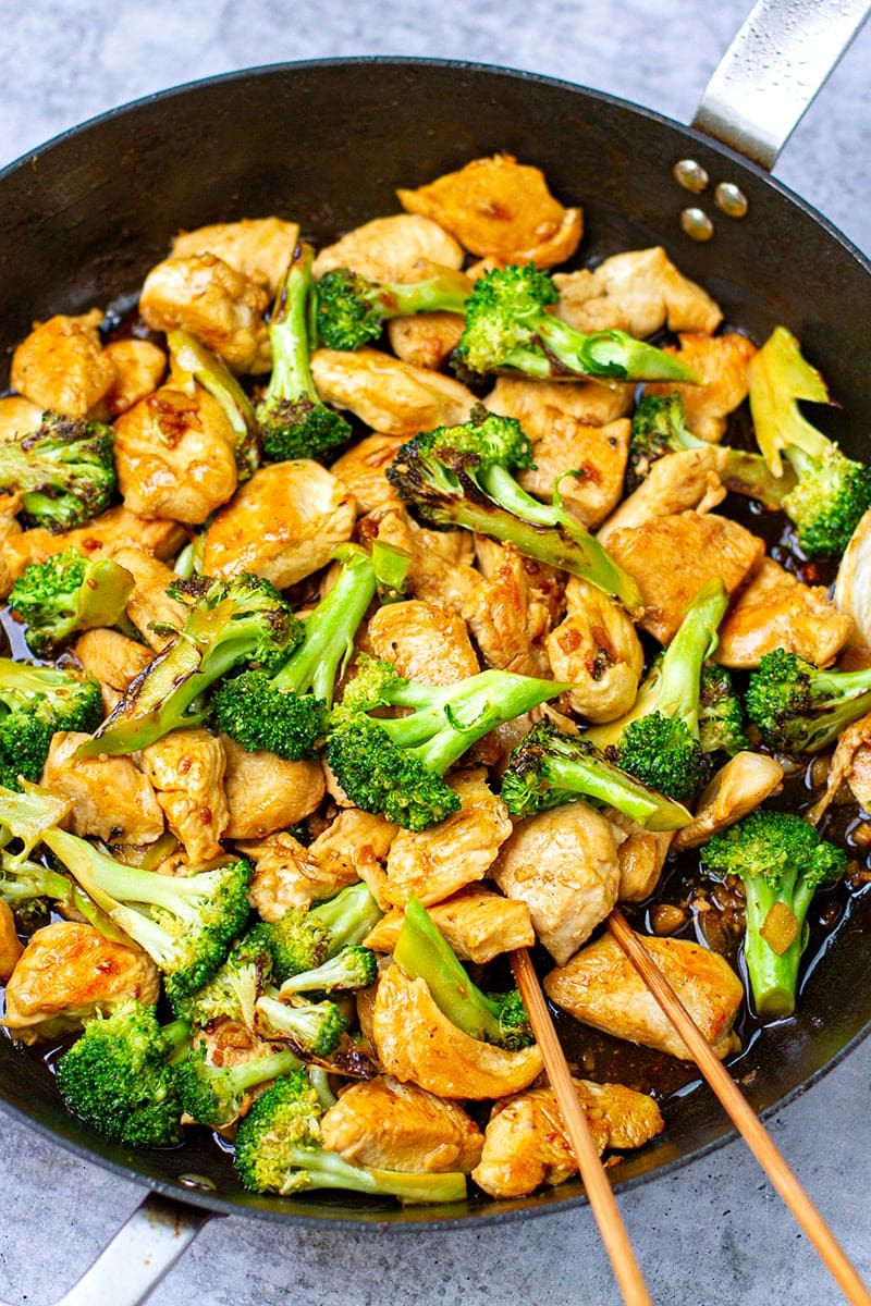 Easy Chicken & Broccoli Stir-Fry (Low-Carb, Keto) - Recipe Ocean