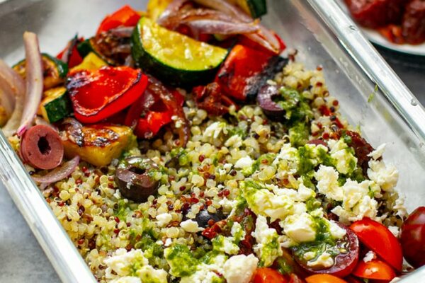 Greek Quinoa Meal Prep Salad