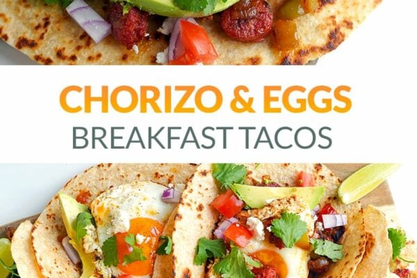 Chorizo & Eggs Breakfast Tacos