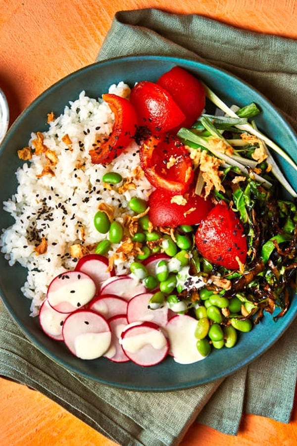 TOMATO 'SASHIMI' POKE BOWL