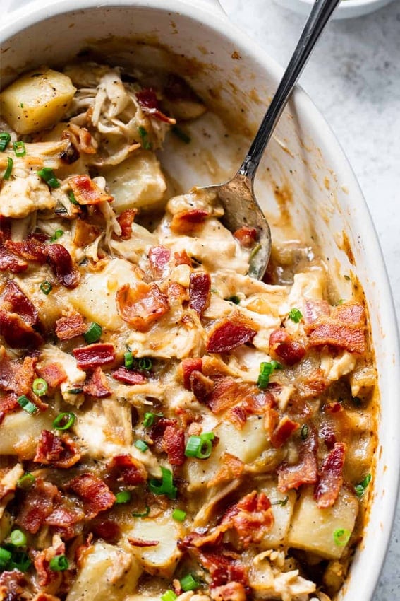 Rotisserie Chicken Casserole