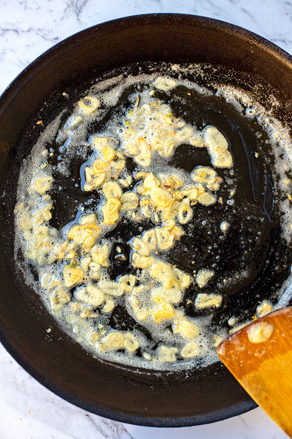 Butter fried garlic