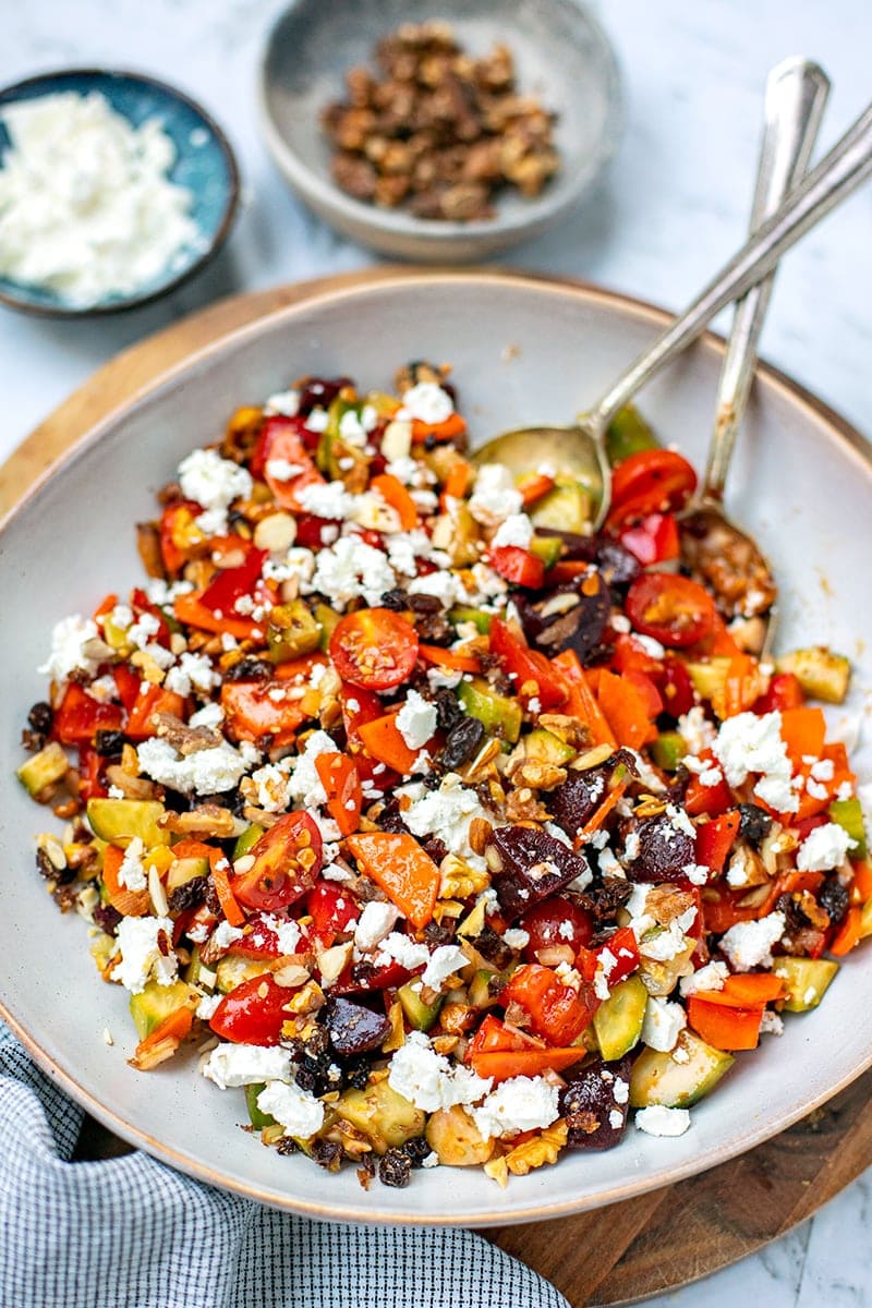 Best Feta Salad With Crunchy Veggies