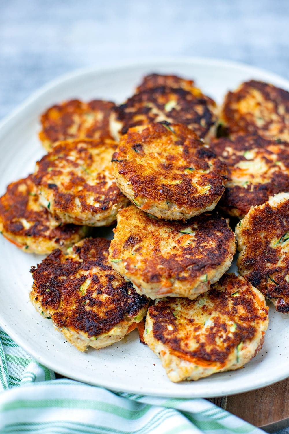 Chicken Rissoles With Hidden Vegetables