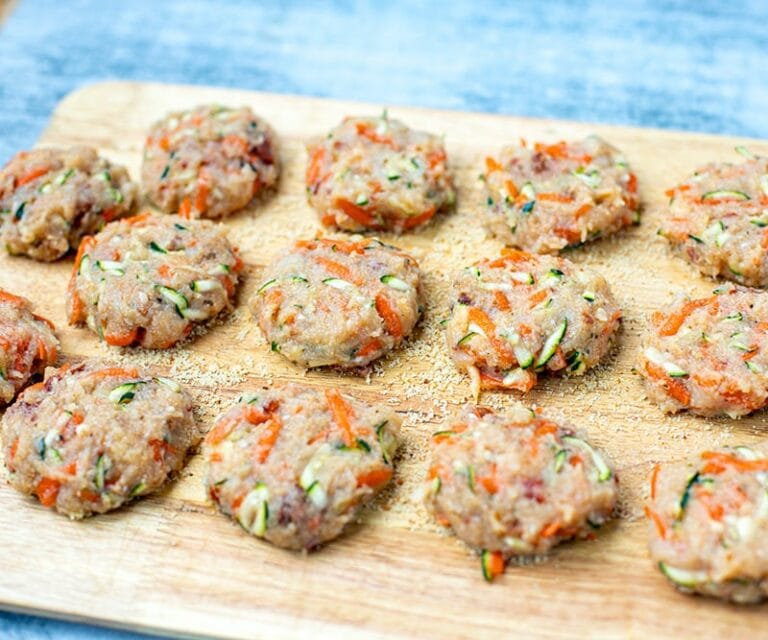 Chicken Rissoles With Hidden Vegetables