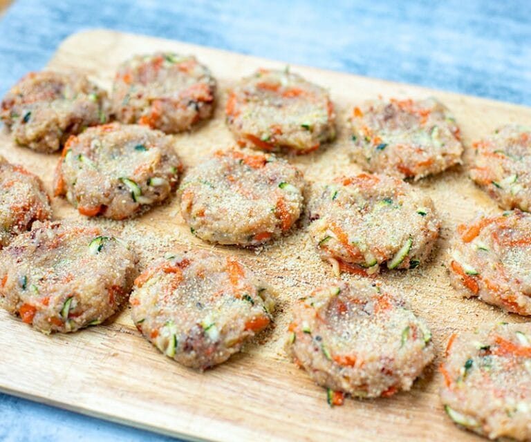 Chicken Rissoles With Hidden Vegetables