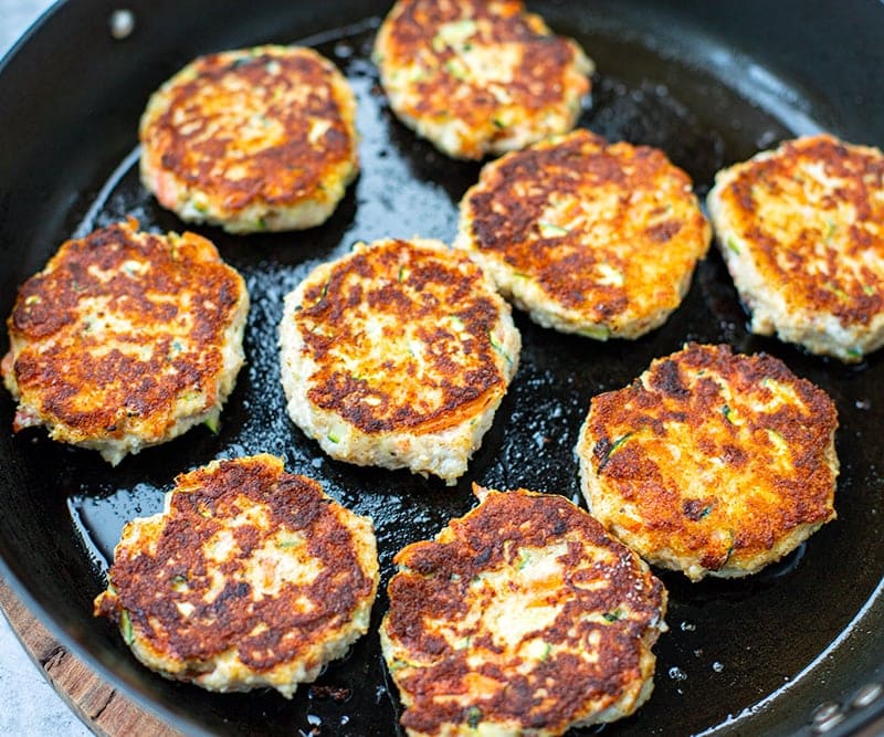 Pan fried rissoles