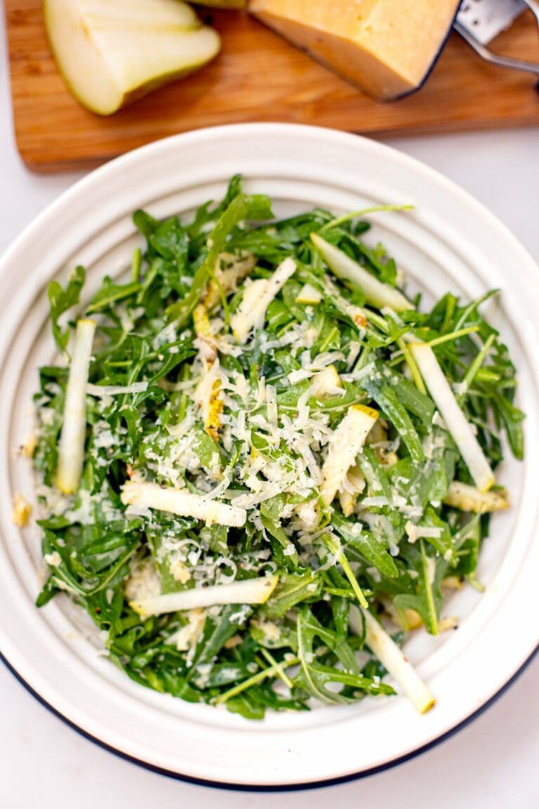 Rocket Salad With Pear & Parmesan