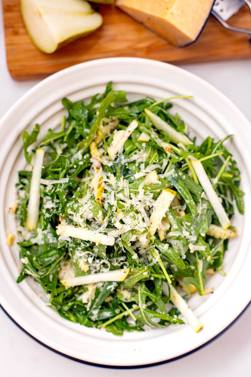 Rocket Salad Recipe With Pear & Parmesan