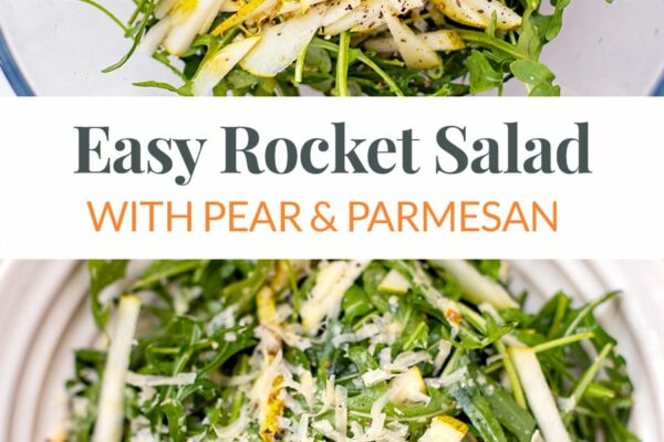 Rocket Salad With Pear & Parmesan