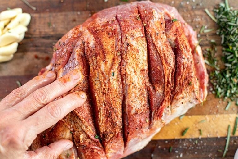 SlowCooked Lamb Shoulder With Rosemary Garlic & Honey