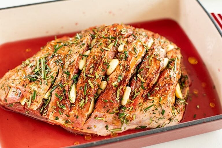 SlowCooked Lamb Shoulder With Rosemary Garlic & Honey