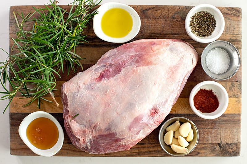 Lamb shoulder roast ingredients