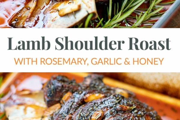 Slow-Cooked Lamb Shoulder With Rosemary, Garlic & Honey