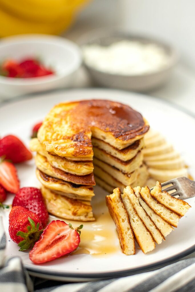 Protein Cottage Cheese Pancakes Recipe