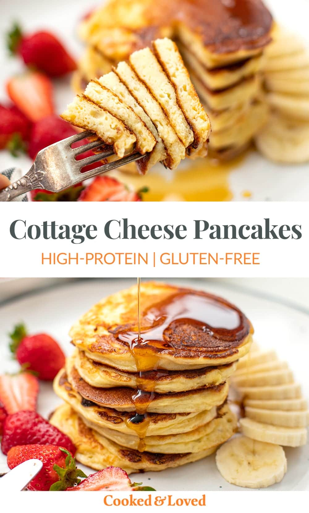 High-Protein Cottage Cheese Pancakes